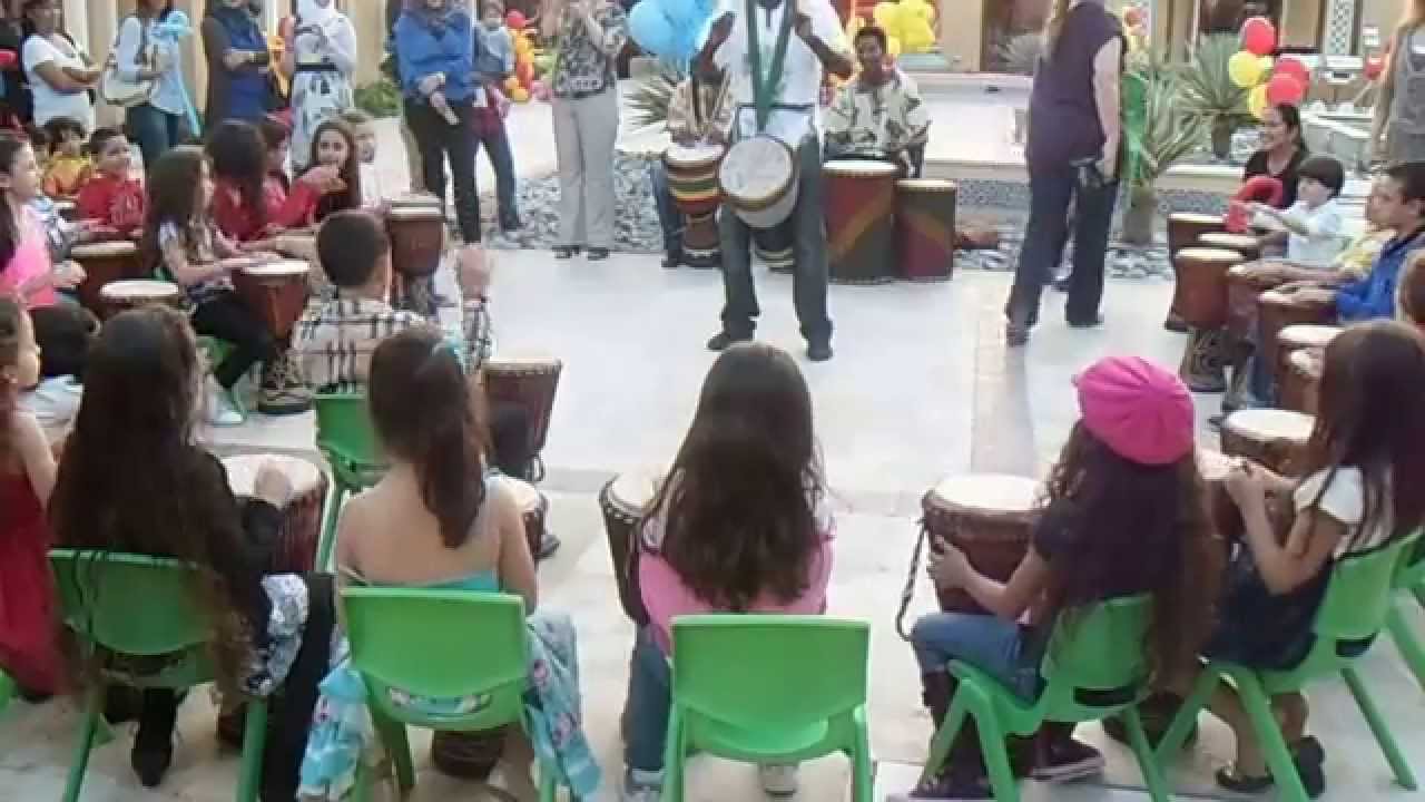 African Drumming with kids