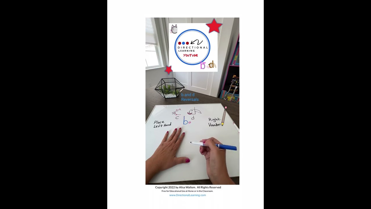 b and d Reversals| How to Write & Tell the Difference between b and d