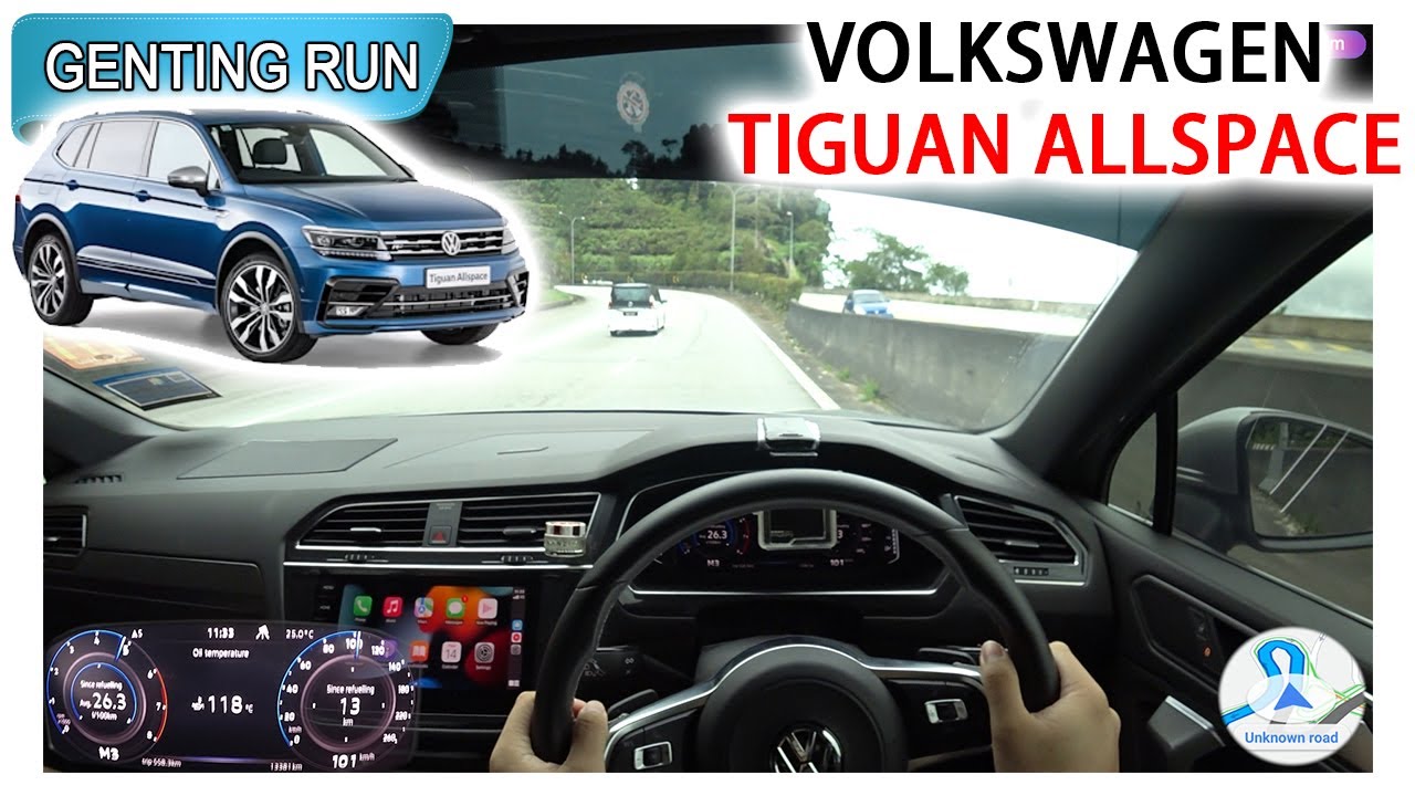 Part 2/2 | 2021 VW Tiguan Allspace 2.0TSI R-Line | Malaysia #POV [Genting Run 冲上云霄] [CC Subtitle]