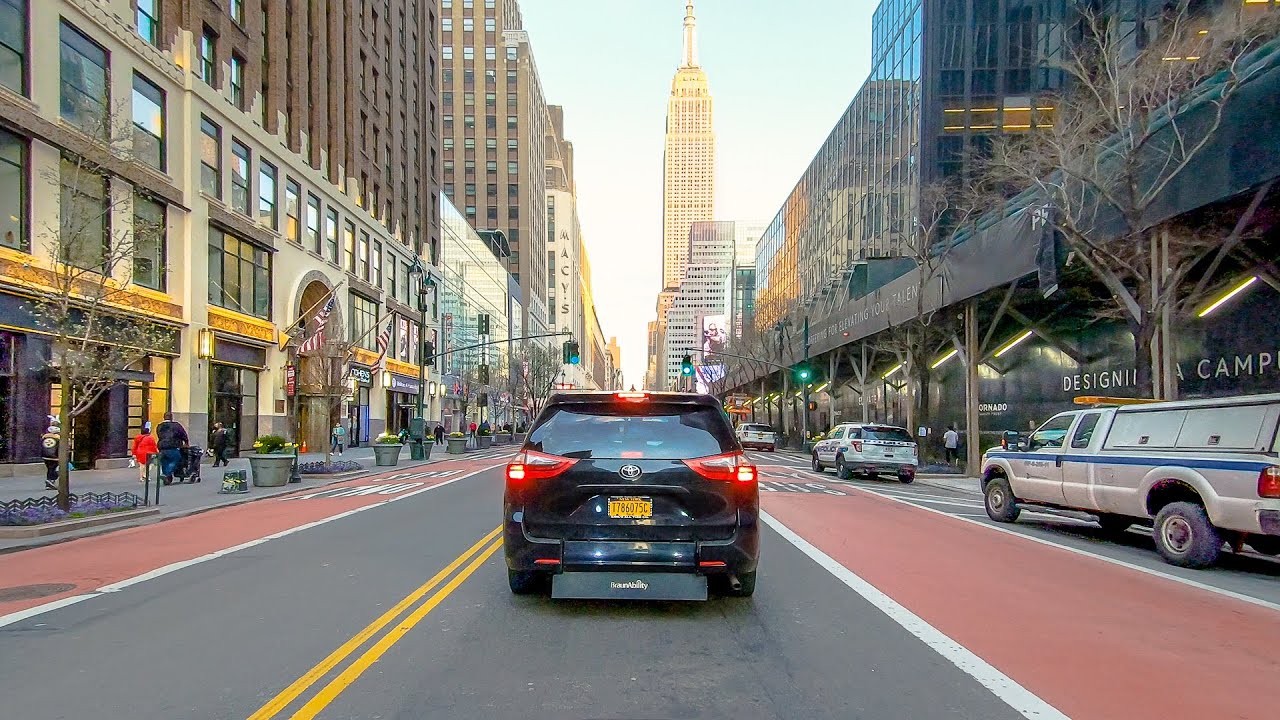New York City 4K | Driving Jersey City to Manhattan [Evening Trip]