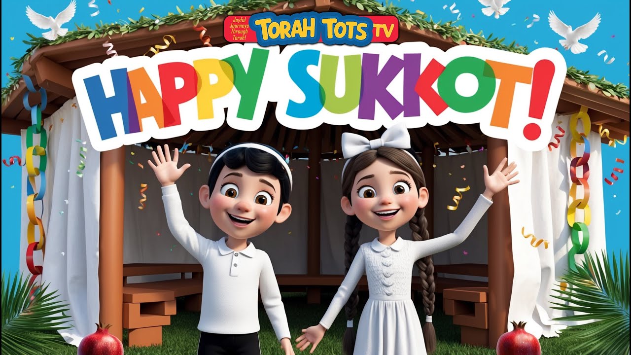 Happy Sukkot Song  |  Fun and Educational songs for Kids | Torah Tots TV