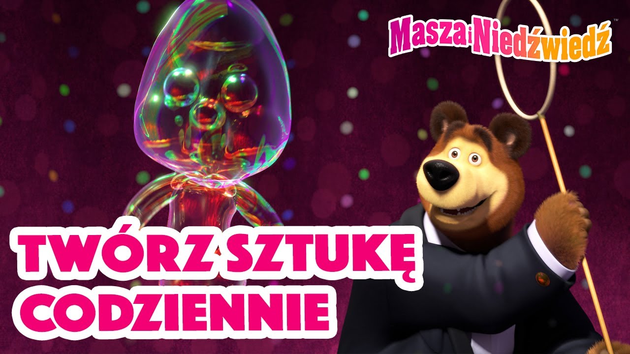 Masza i Niedźwiedź 🐻🎼 Twórz sztukę codziennie 🥁🎸 Kolekcja kreskówek 👱‍♀️ Masha and the Bear