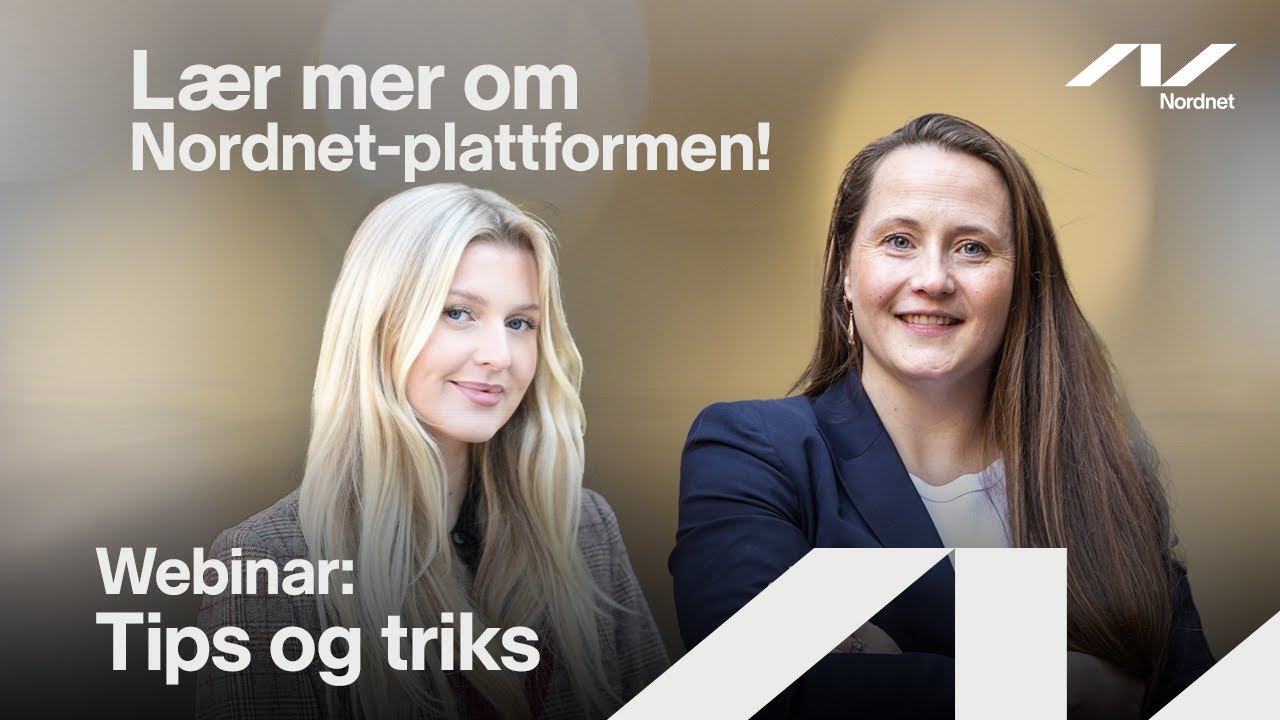 Webinar - Tips og triks på Nordnet-plattformen (live 7. mai 19:00 - 20:00)
