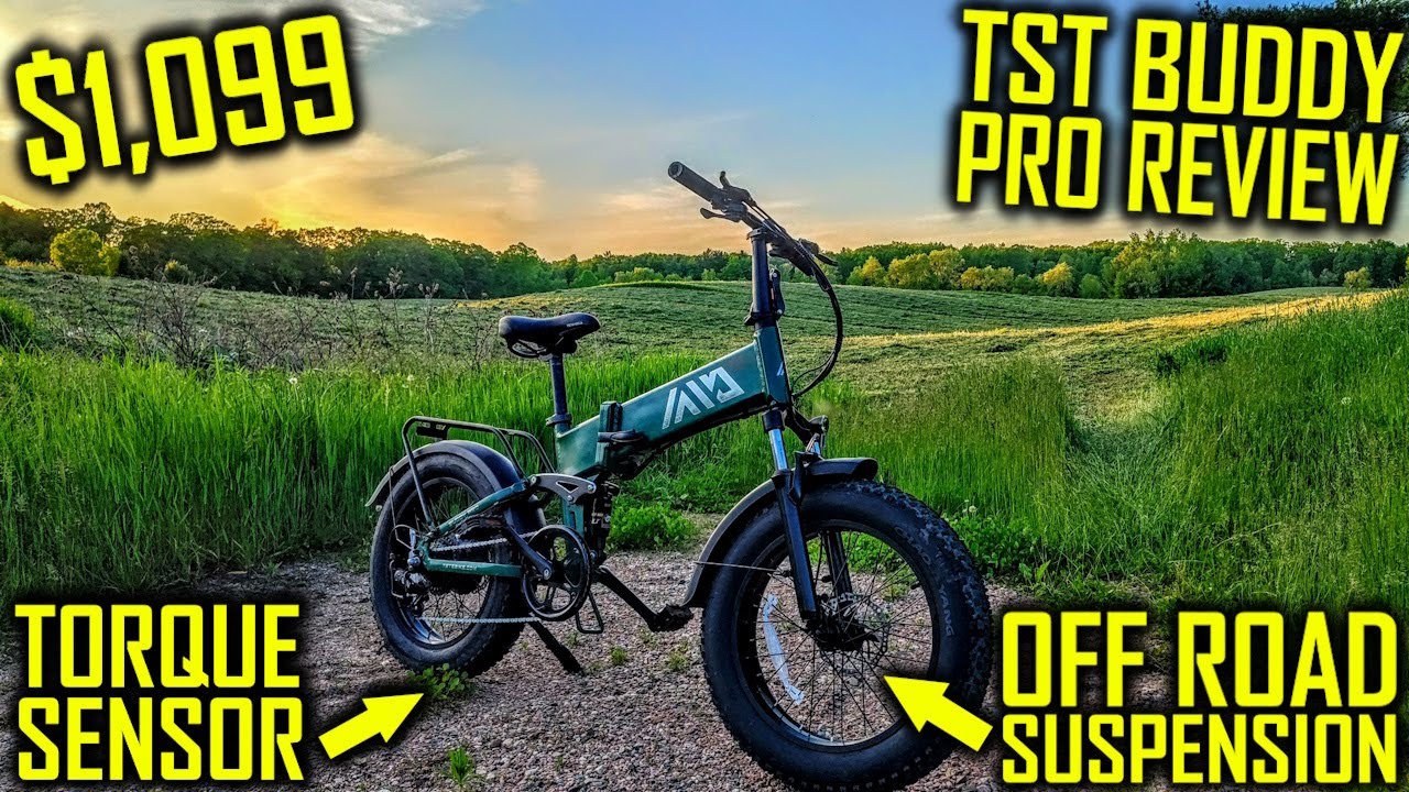 Full Suspension 1300 Watt Peak Folding eBike That RIPS HARD! | TST Buddy Pro Review