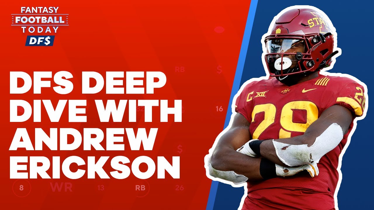 NFL DFS DEEP DIVE: ANDREW ERICKSON TALKS GPPS, NFL DRAFT & MORE | 2022 Fantasy Football Advice