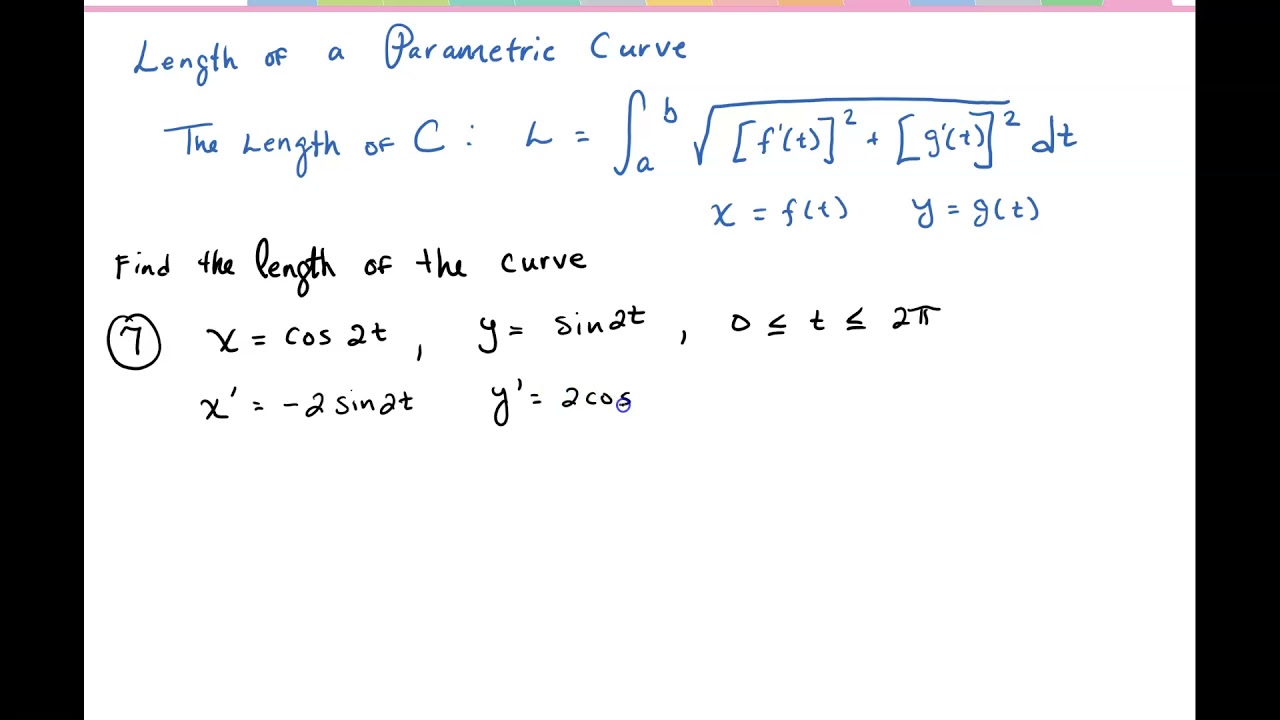 Length of a Parmatric Curve