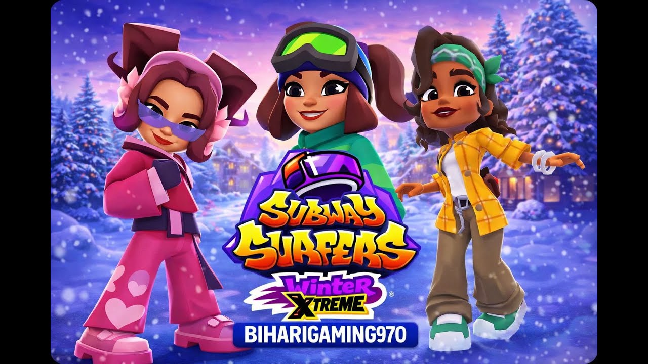 Subway surfers winter Xtream (2026) 😺BIHARIGAMING970 💕✅1080p HD QUALITY  🏆