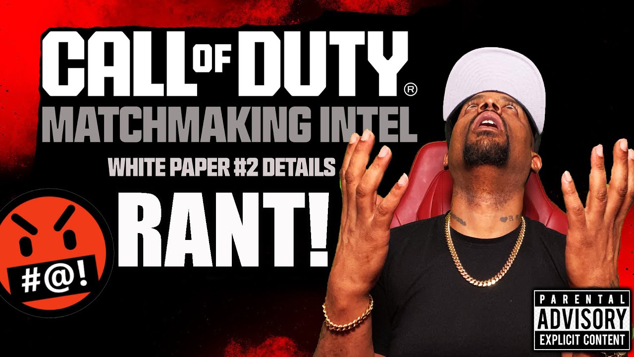 CALL OF DUTY SBMM MATCHMAKING INTEL RANT!🤬