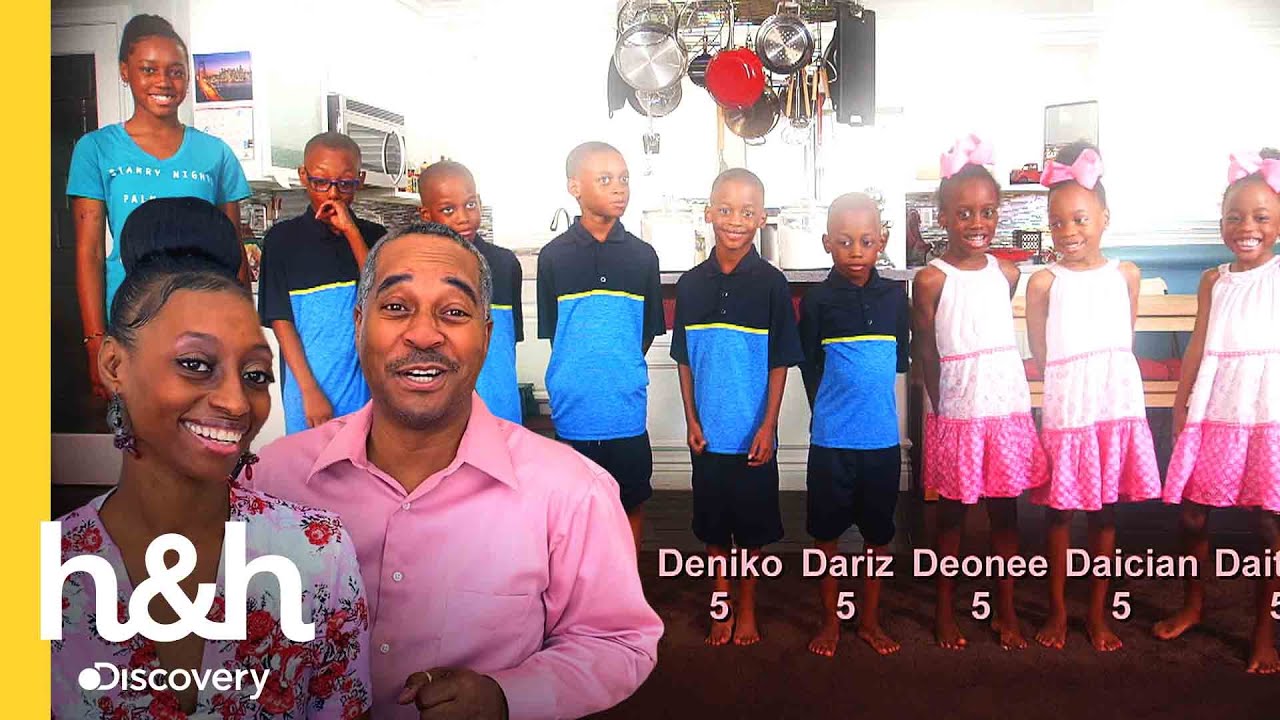 Um dia na rotina da família Derrico com 14 filhos | A Família Derrico | Discovery H&H Brasil