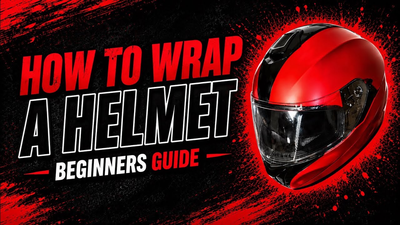 How to Vinyl Wrap a Motorcycle Helmet – Beginner’s Guide & Mistakes to Avoid