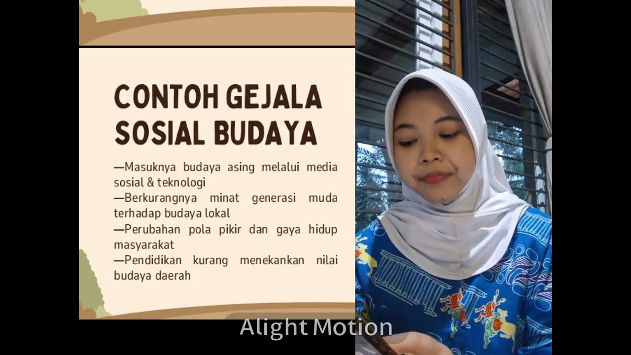 Presentasi Gejala Sosial Di Bidang Budaya Kel.3 Sosiologi