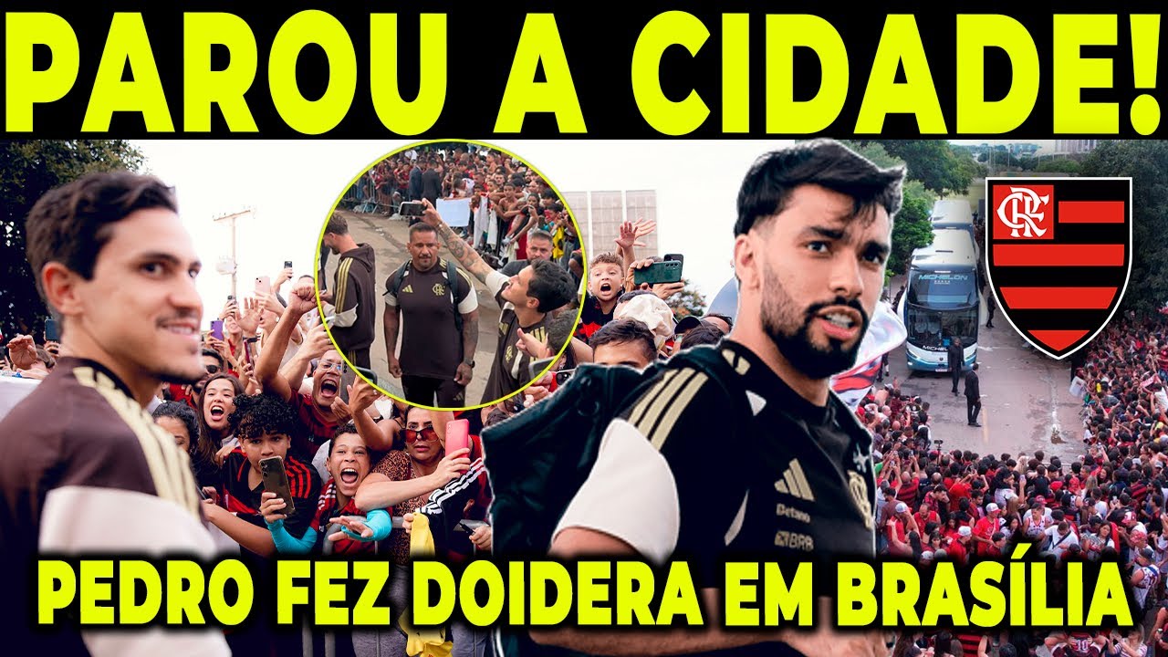 EMOCIONANTE CHEGADA DO FLAMENGO DE PAQUETÁ PRA SUPERCOPA!