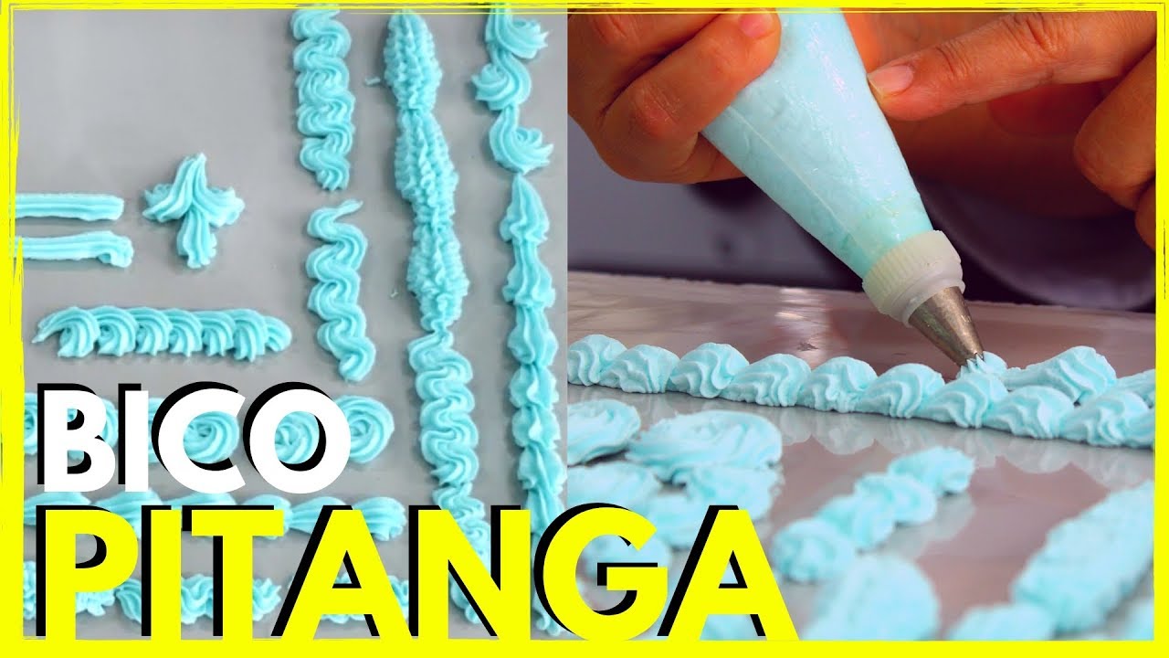 BICO DE CONFEITAR PITANGA: Como Usar Bico Pitanga