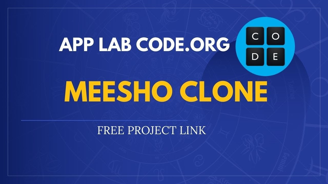 Клон Meesho | Лаборатория приложений | Code.org | Полное руководство | В режиме реального времени