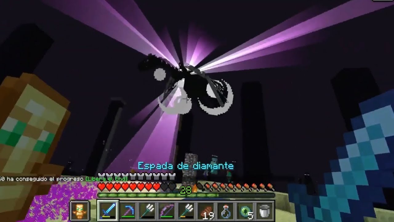 COMPLETAMOS MINECRAFT  (CON NOOBS)