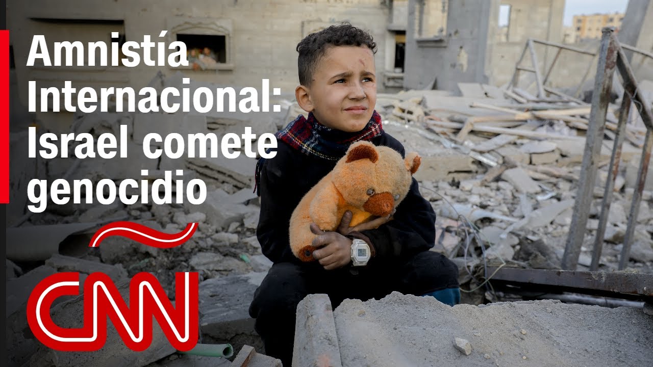 Informe de Amnistía Internacional dice que Israel comete genocidio en Gaza