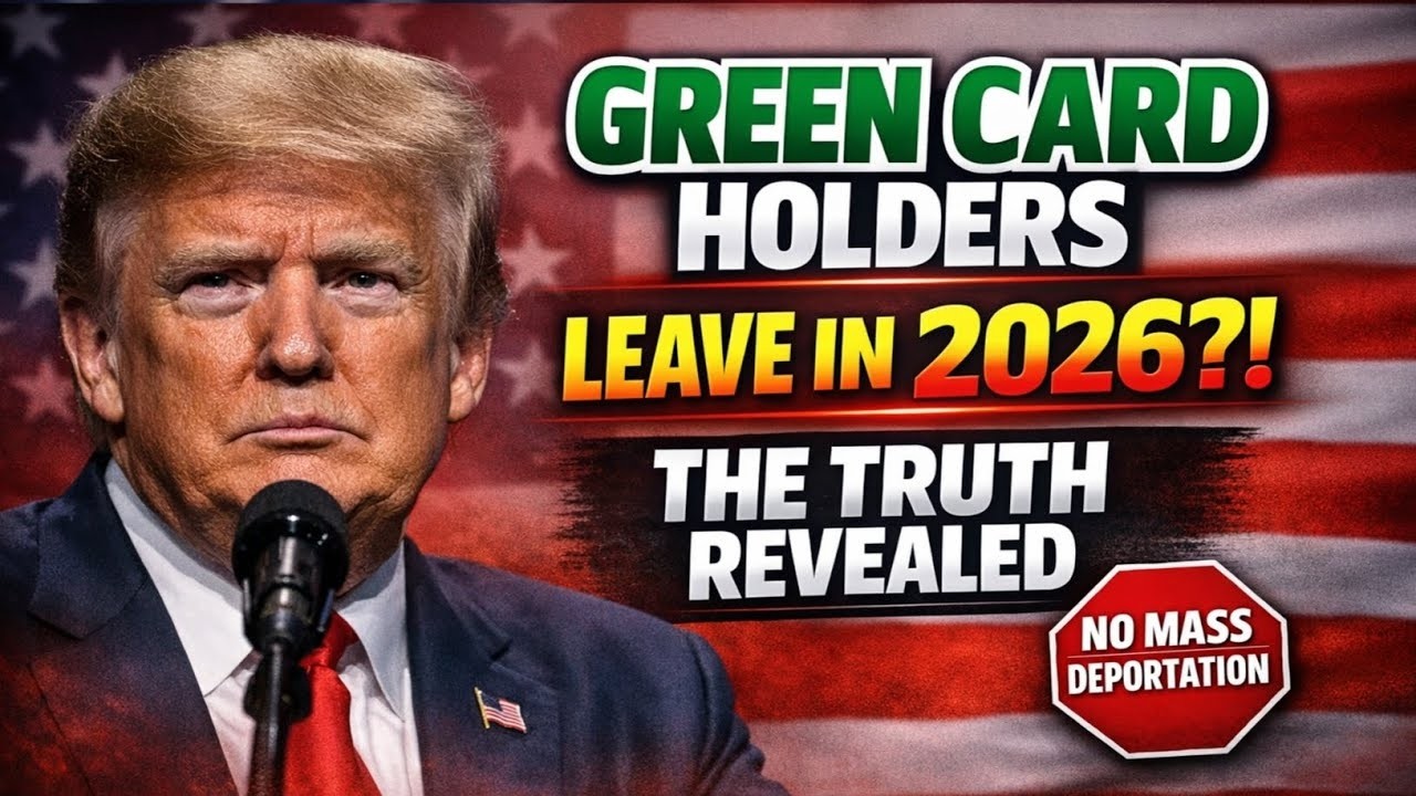 Green Card Holders 2026  Do You Really Have to Leave the U S   ICE Enforcement & Deportation Update