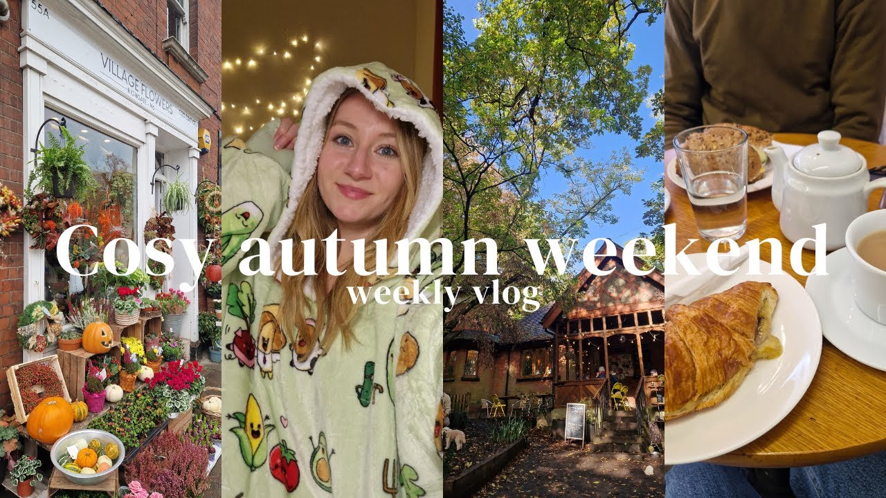 COSY FALL/AUTUMN WEEKEND IN MY LIFE (+ the oodie #ad) | vlog