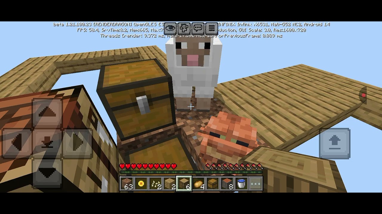I played one block Minecraft for the first time