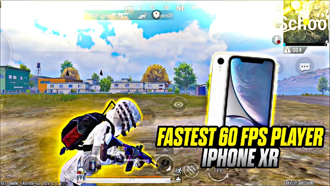 FASTEST 60 FPS PLAYER IN BGMI 💀|| IPHONE XR