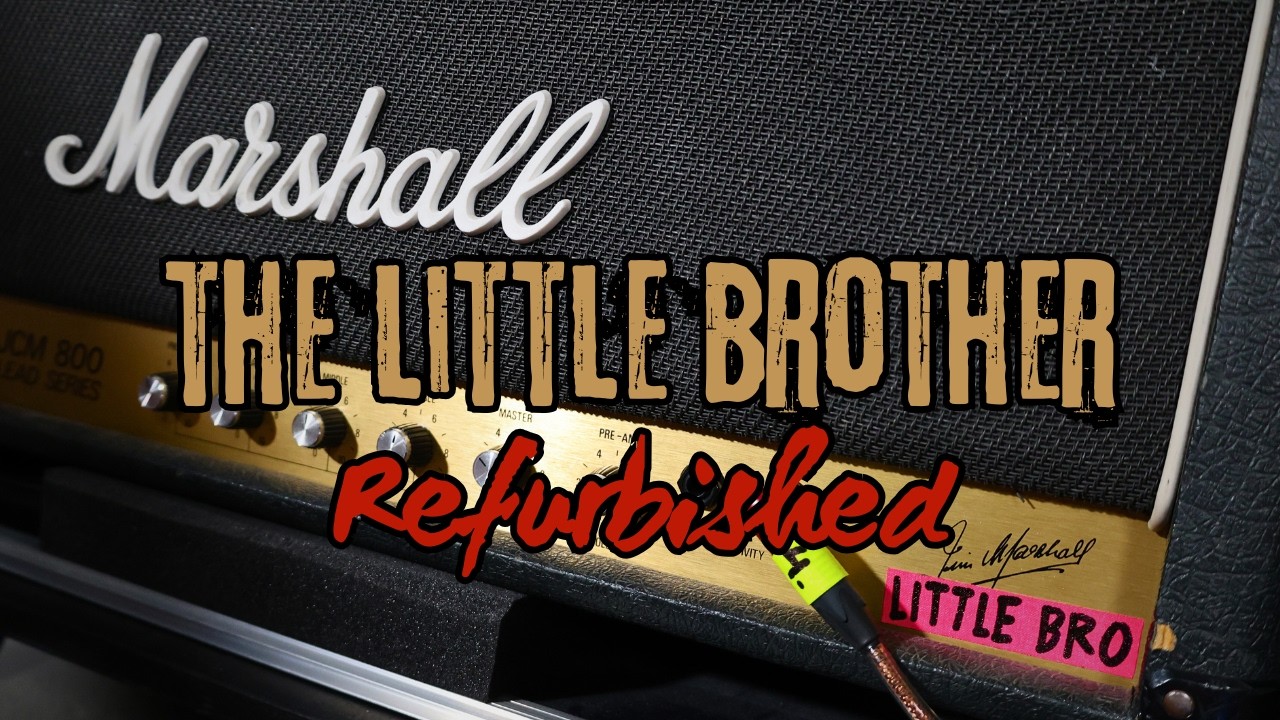 My Marshall JCM800 from 1985 aka THE LITTLE BROTHER Refurbished.