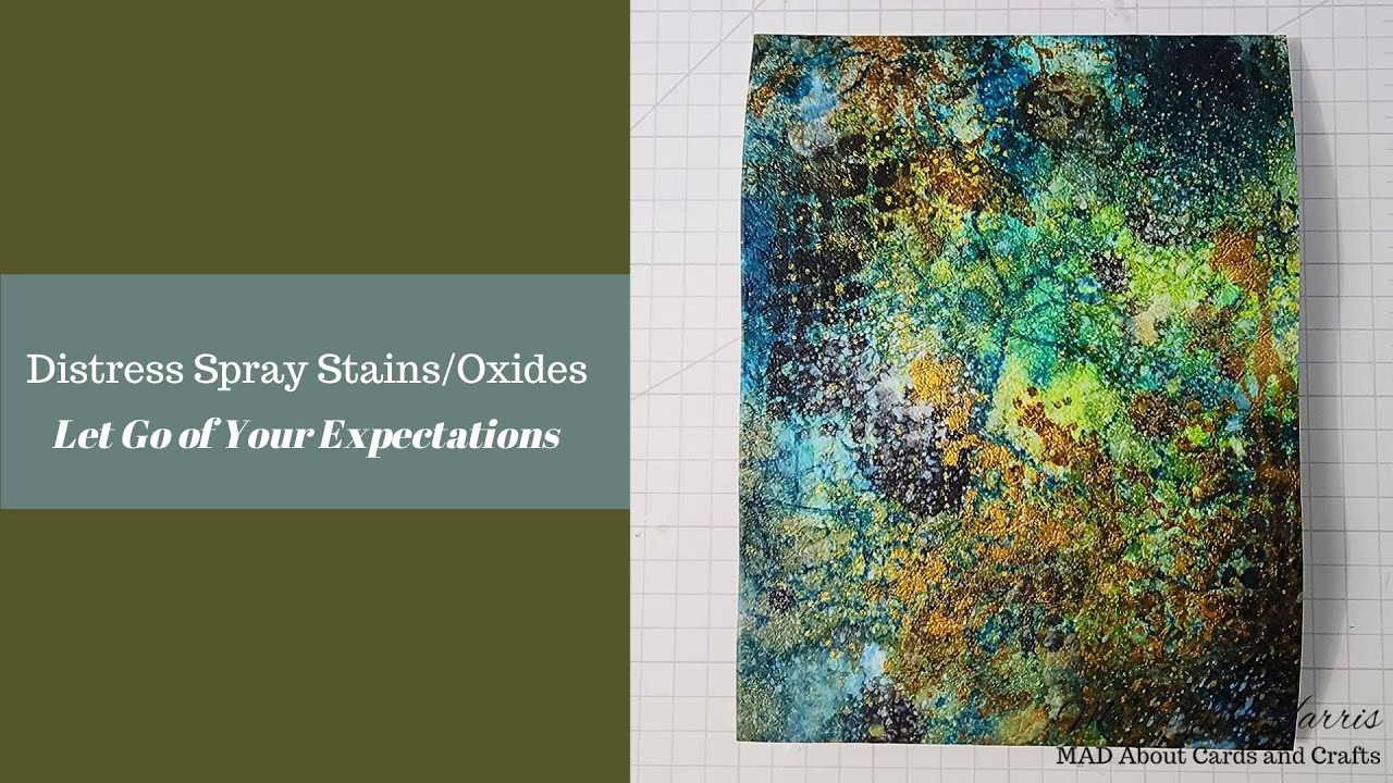 Distress Spray Stain/Oxide Creative Play with Amazing Results