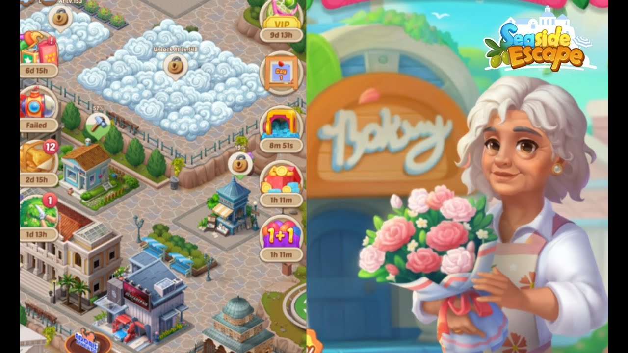 Seaside Escape |  Level  142-144  Part 171  🏝🏖   #merge