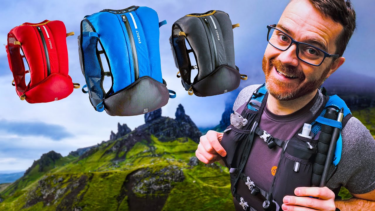 Лучший первый рюкзак для трейлраннинга — обзор питьевой системы Decathlon Evadict 10L