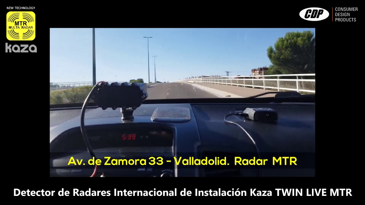 Kazadas. Detector de Radares Kaza TWIN LIVE MTR (MultaRadar CD (MRCD) Photo Radar)