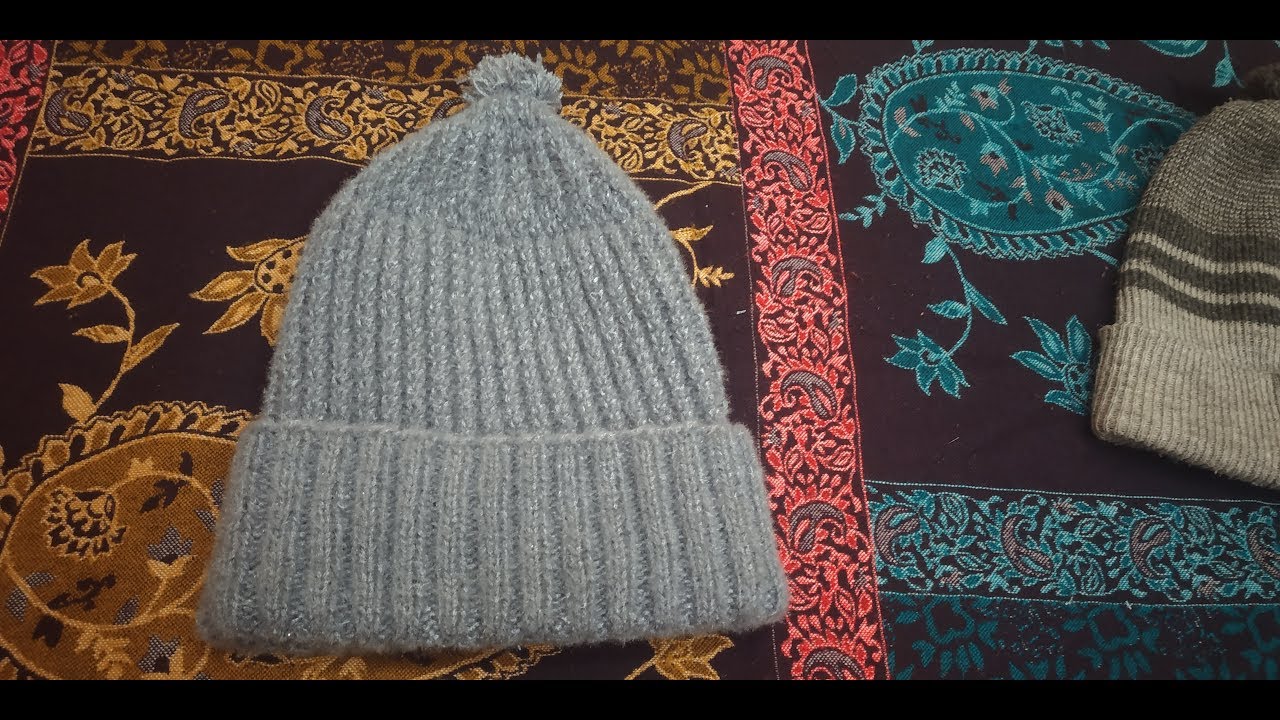 Readymate Gents Cap Step by step in Hindi #128. Knitting Lessons #2019.