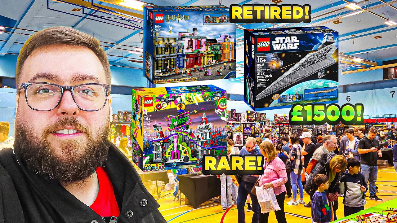 INSANE RARE & RETIRED LEGO SETS at CHEAP PRICES! National Brick Event Bracknell