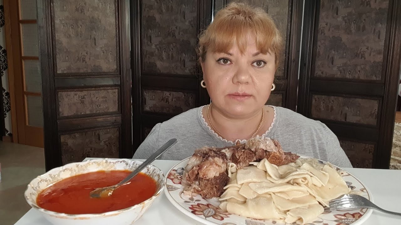 MUKBANG 🥰 ХИНКАЛ 🍽ЖРАТЬ ХОЧУ😉не А SMR Home Hinkal #мукбанг  #хинкал#mukbang