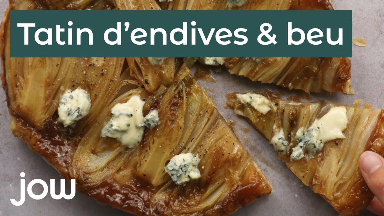 Recette de la tatin d'endives & bleu