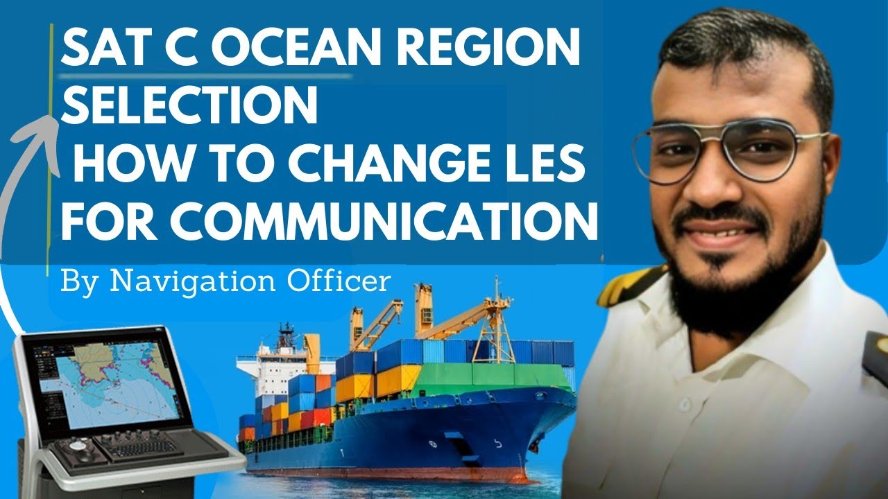 SAT C Ocean Region selection & How to change LES for communication II JRC II Sailor 360