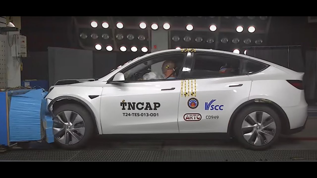 TNCAP Crash & Safety Tests of TESLA MODEL Y 2024