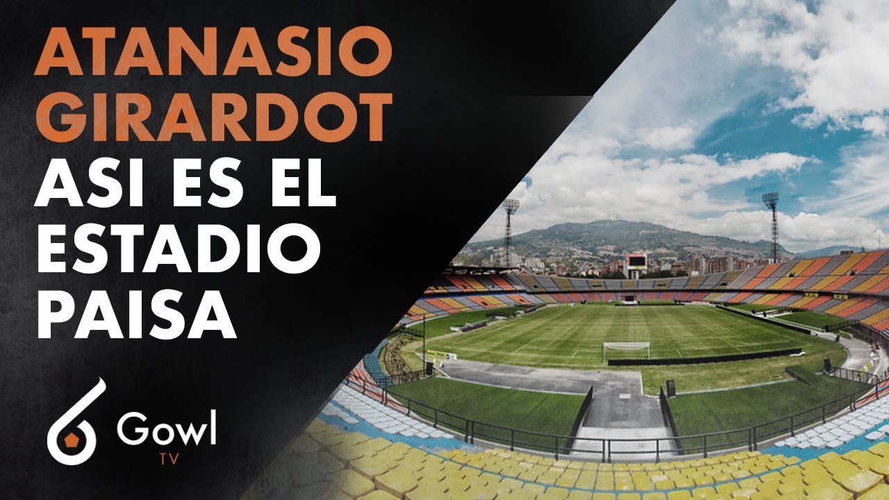 asi es el Estadio atanasio girardot de medellin