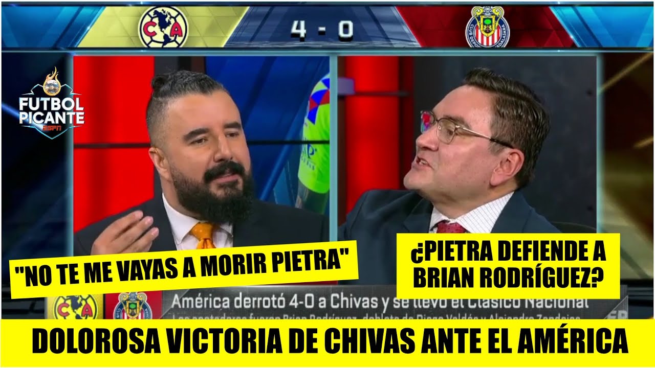 Chivas fue HUMILLADO por Am&eacute;rica y Pietrasanta SE PELE&Oacute; A LOS GRITOS con &Aacute;lvaro | Futbol Picante