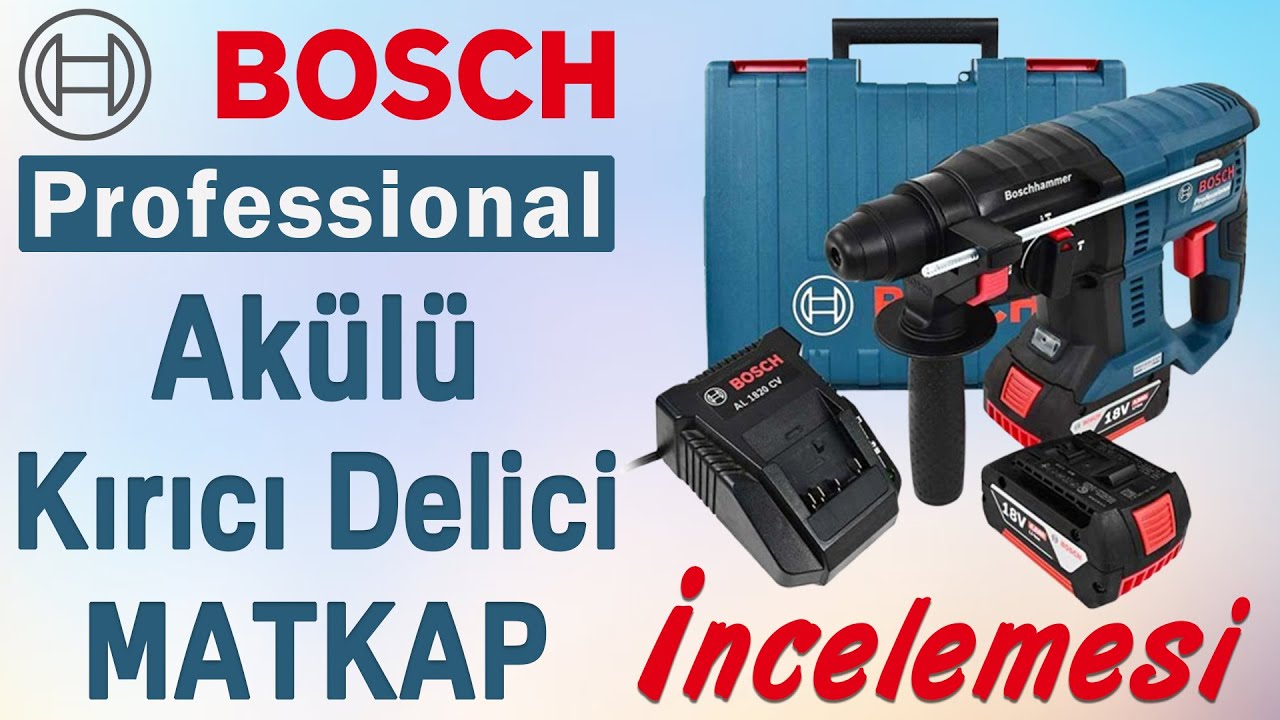 BOSCH GBH 180 Li Akülü Kırıcı Delici Matkap İncelemesi