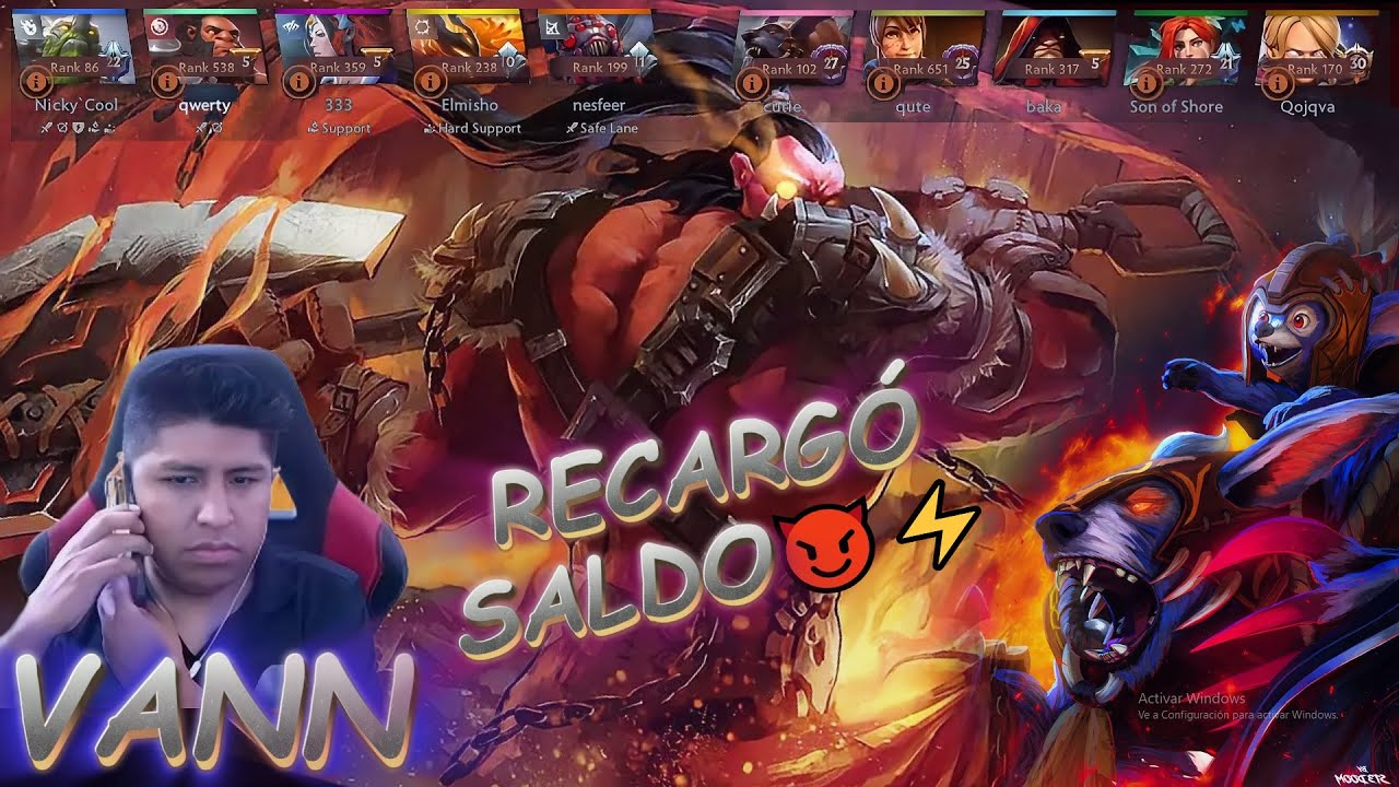 VANN CON AXE EN UNA PARTIDA MUY COMPLICADA 😰🔥 URSA NO LO DEJABA JUGAR