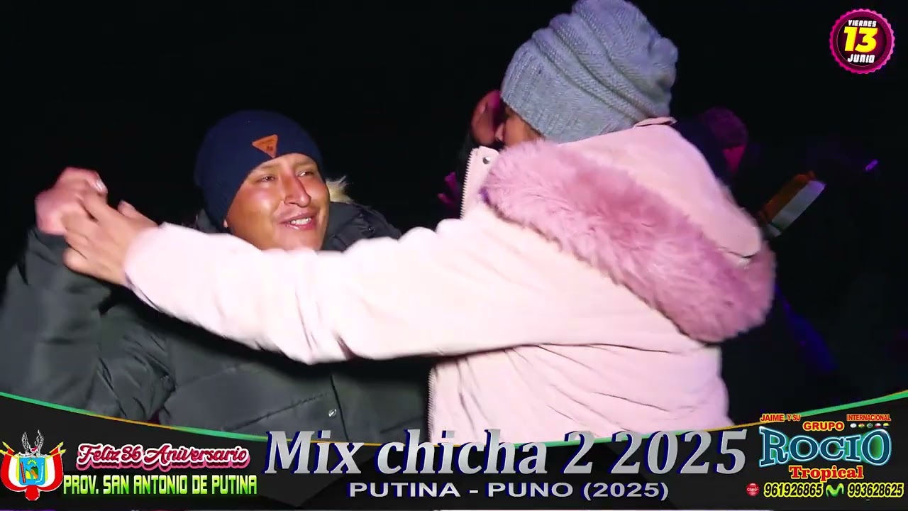 ROCIO TROPICAL EN VIVO MIX CHICHAS 2 2025 (putina puno) / peru.