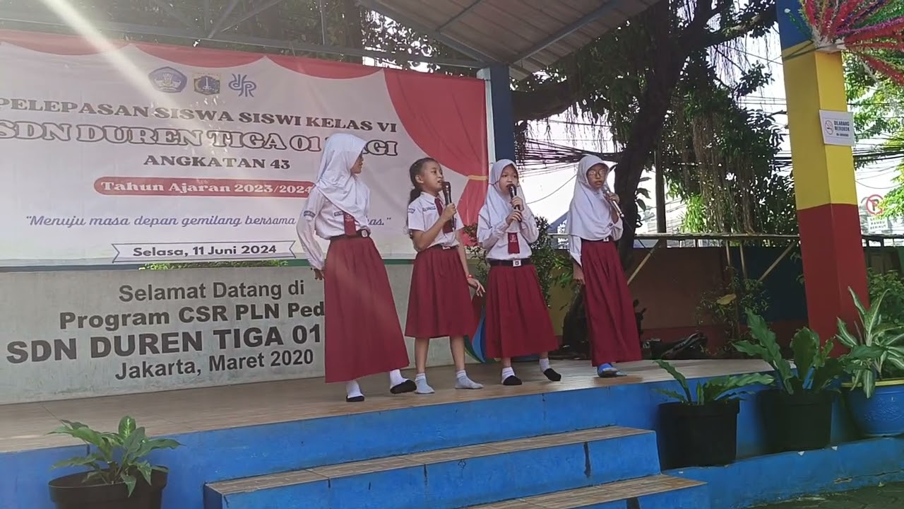 Kelas 3 isi acara pelepasan kelas 6 angkatan 43 #sdndurentiga01pagi 