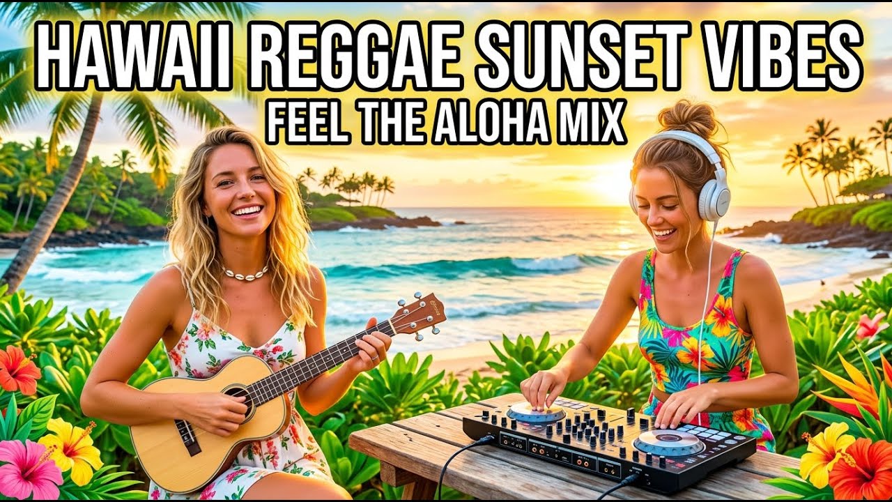 Hawaiian Reggae Mix 🌊 Tropical Chill Reggae Music for Positive Mood