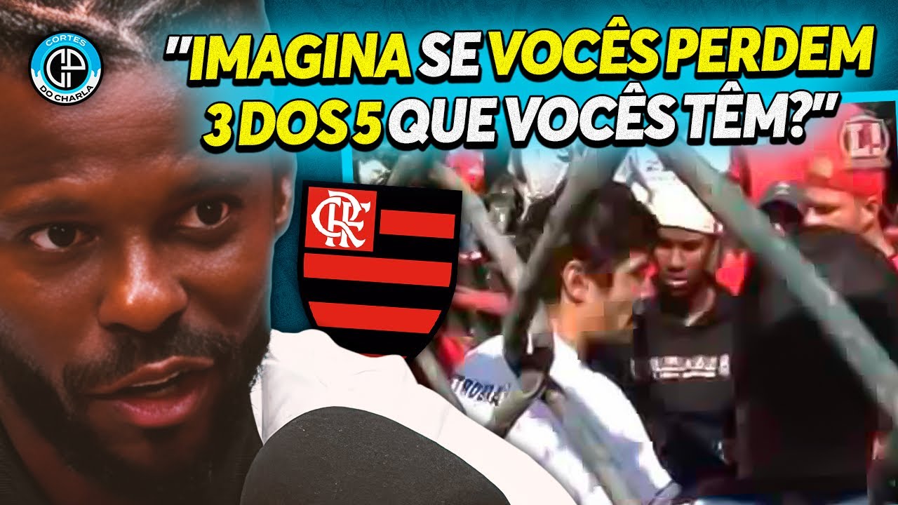 BASTIDORES DO DIA QUE O FÁBIO LUCIANO ENCAROU CHEFES DE TORCIDA DO FLAMENGO