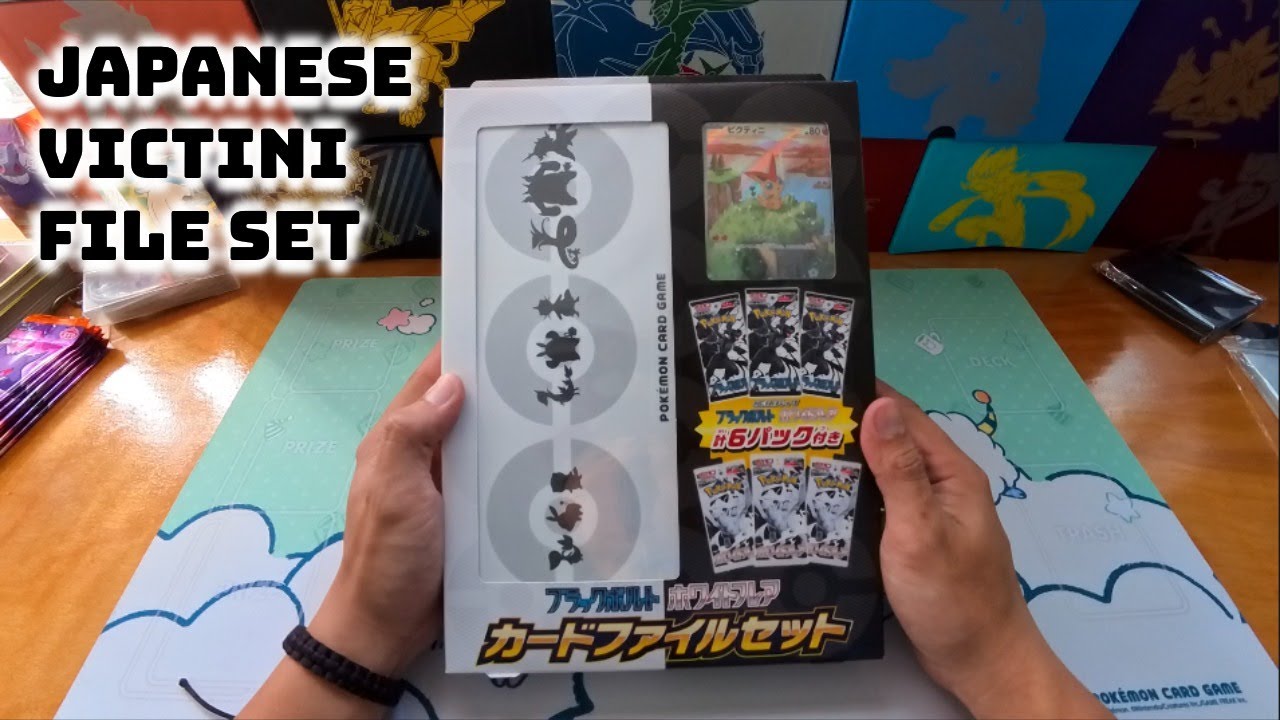 Japanese Victini File Set Opening! - Black Bolt and White Flare