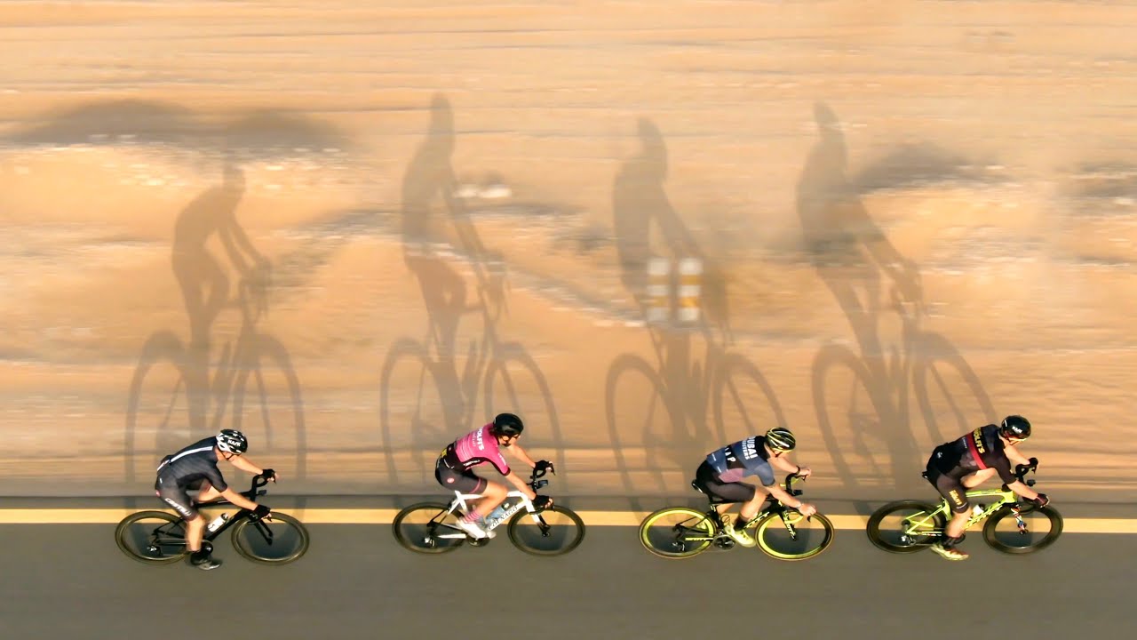 Cycling at Al Qudra - Dubai Desert