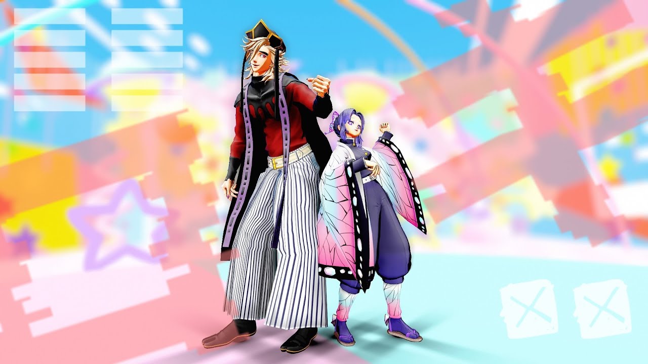 【鬼滅のMMD】ロキ【童磨・胡蝶しのぶ】