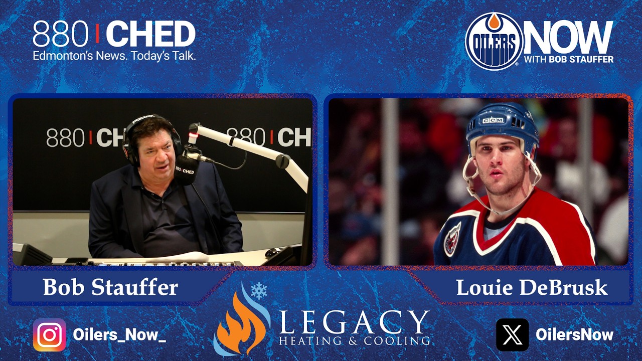 Louie DeBrusk talks Leon Draisaitl, Battle of Alberta, & more with Bob Stauffer on Oilers Now