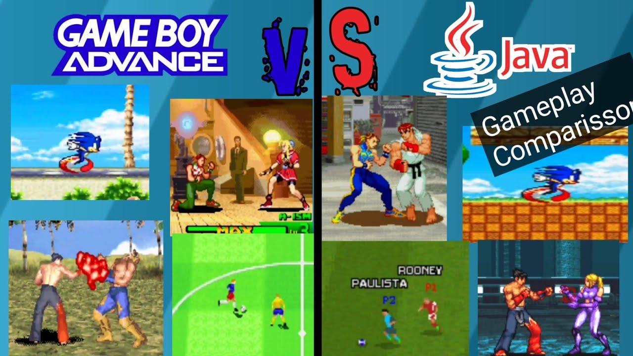 Top 20 Gba vs Java Gameplay Comparison