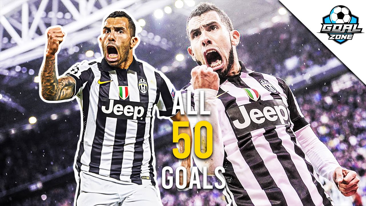 Carlos Tevez - All 50 Goals for Juventus