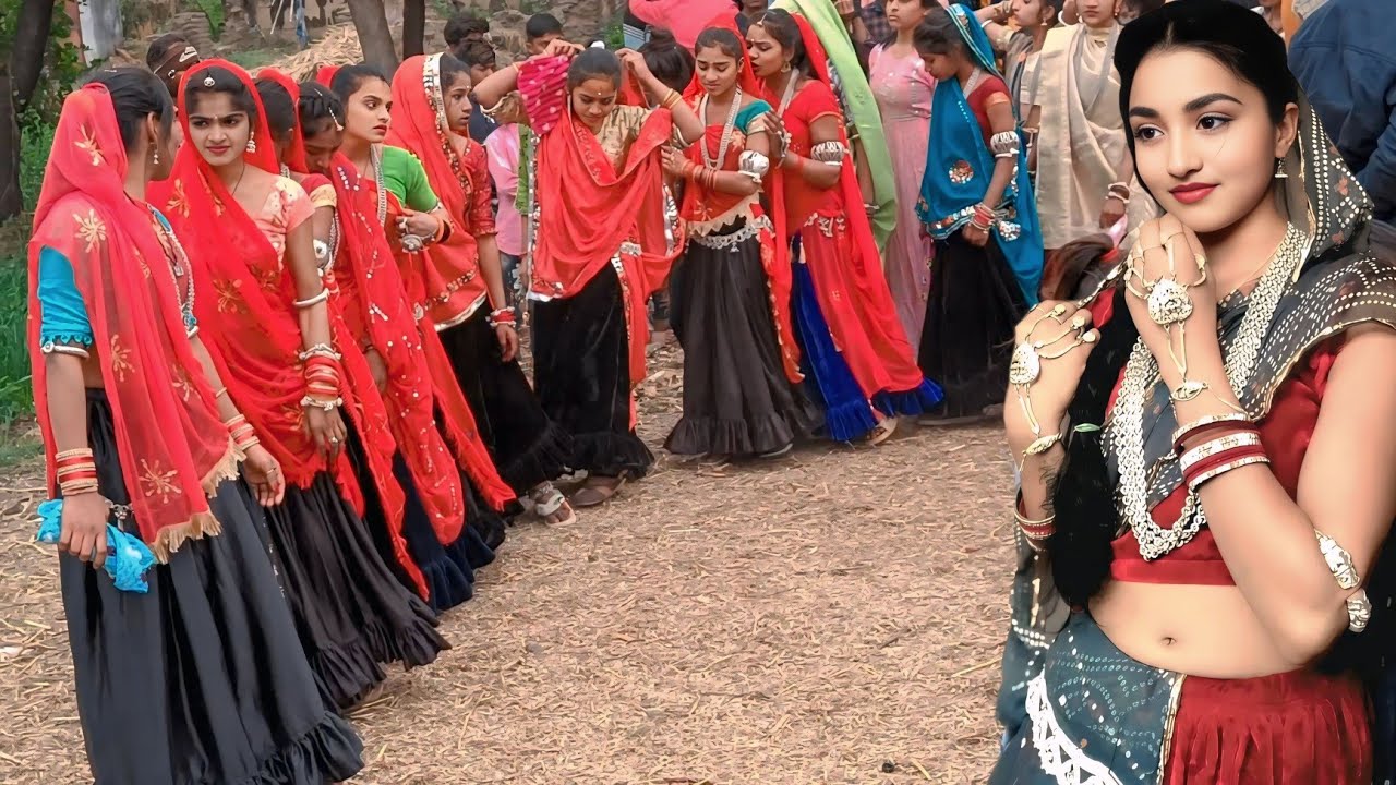जानुड़ी💃नी😜लाल🥰घाघरी💃गोल😊मोल😂घूमें💃पेरी💥लाल🔥घाघरी || Rahul Bhuriya Vk Bhuriya Nathiyo Adivasi Dance